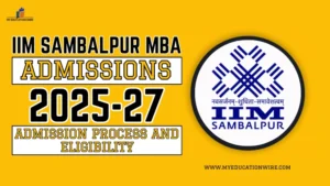 IIM Sambalpur MBA Admissions 2025-27