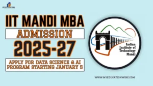 IIT Mandi MBA Admission 2025-27