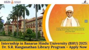 Internship in Banaras Hindu University (BHU) 2025