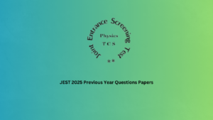 JEST 2025 Previous Year Questions Papers