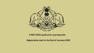K MAT 2025 application opening date