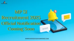 MP SI Recruitment 2025