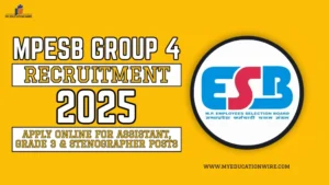 MPESB Group 4 Recruitment 2025