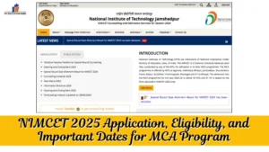 NIMCET 2025 Application