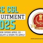 SSC CGL Recruitment 2025