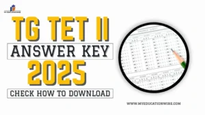 TG TET II Answer Key 2025