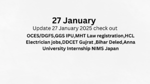 Update 27 January 2025 check out