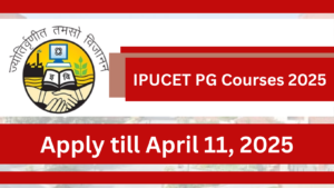 IPUCET PG Courses 2025