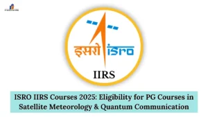 ISRO IIRS Courses 2025