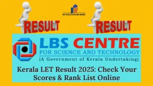 Kerala LET Result 2025