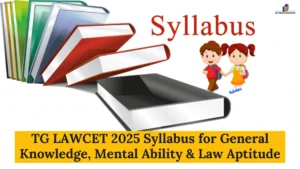 TG LAWCET 2025 Syllabus
