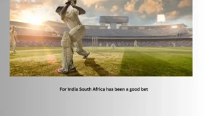 For India South Africa was a good bet