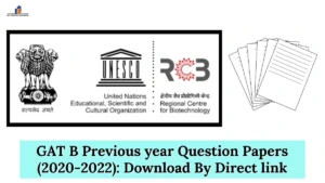GAT B Previous year Question Papers