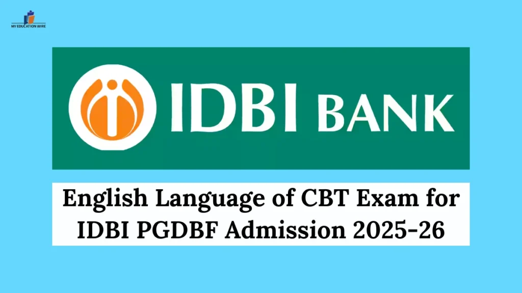 IDBI PGDBF Admission