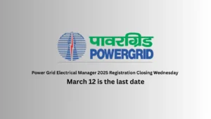 Power Grid Electrical Manager 2025 Registration Closing Wednesday