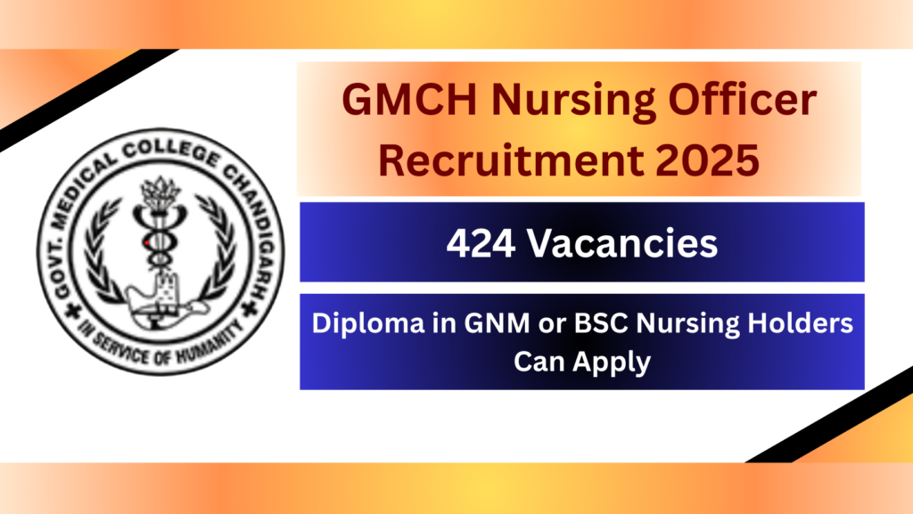 GMCH Nursing Officer Recruitment 2025