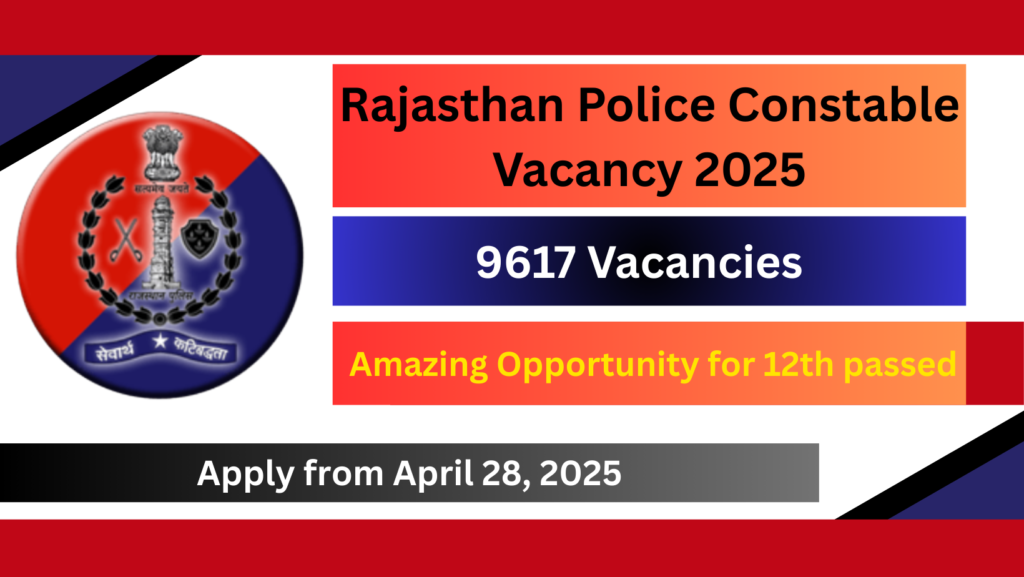 Rajasthan Police Constable Vacancy 2025