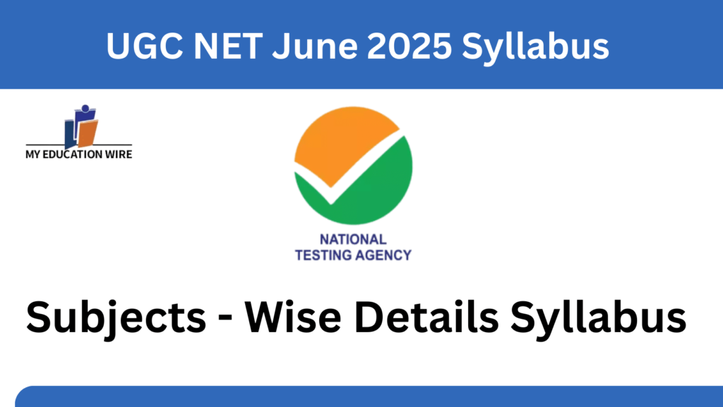 UGC NET June 2025 Syllabus
