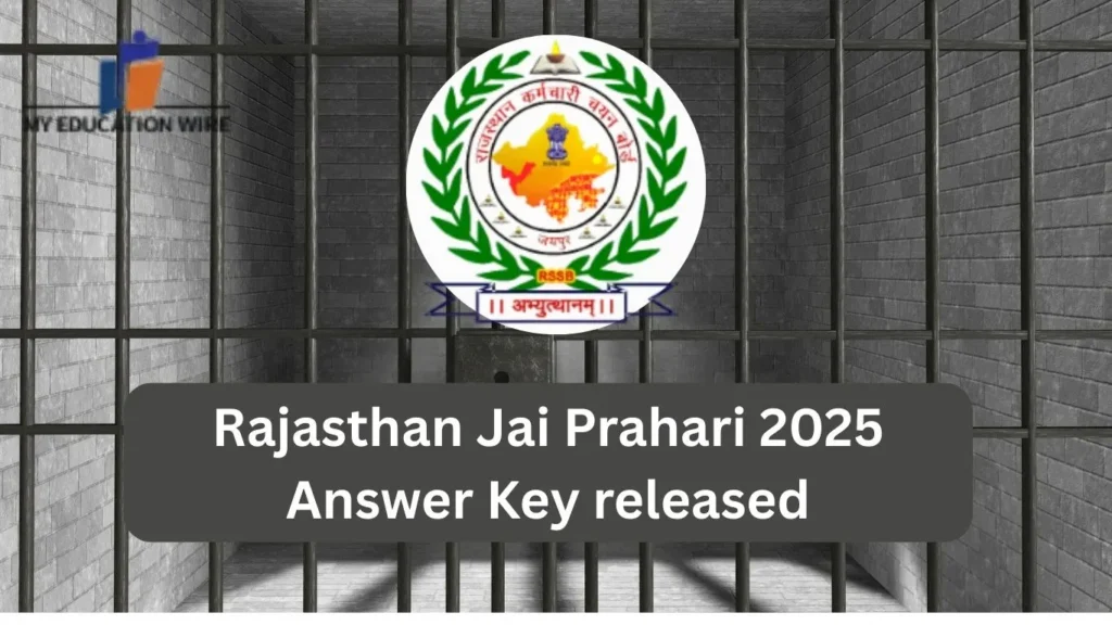 Rajasthan Jai Prahari 2025 Answer Key released