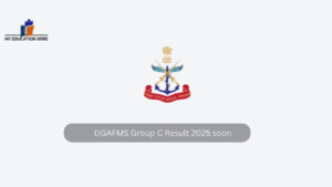 DGAFMS Group C Result 2025 soon