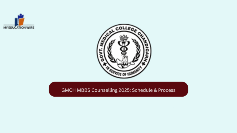 GMCH MBBS Counselling 2025: Schedule & Process