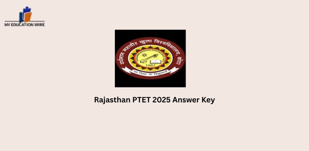 Rajasthan PTET 2025 Answer Key