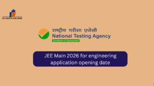 JEE Main 2026 for engineering application opening date