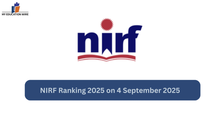 NIRF Ranking 2025 on 4 September 2025