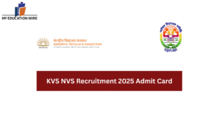 KVS NVS Recruitment 2025 Admit Card