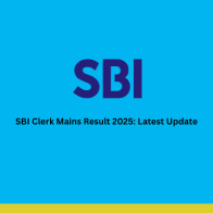 SBI Clerk Mains Result 2025: Latest Update