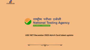 UGC NET December 2025 Admit Card latest update