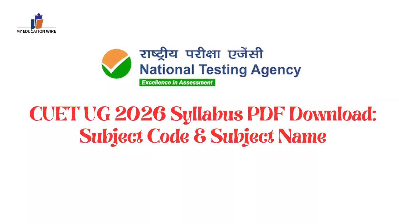 CUET UG 2026 Syllabus PDF Download Link