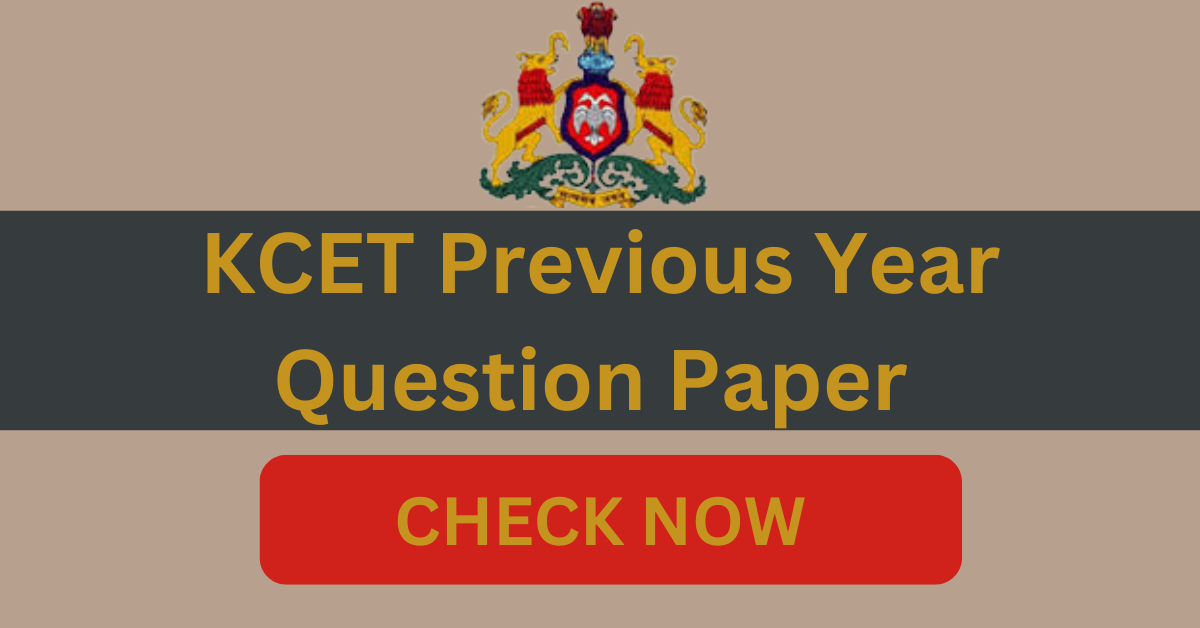 KCET Previous Year Question Paper – Biology