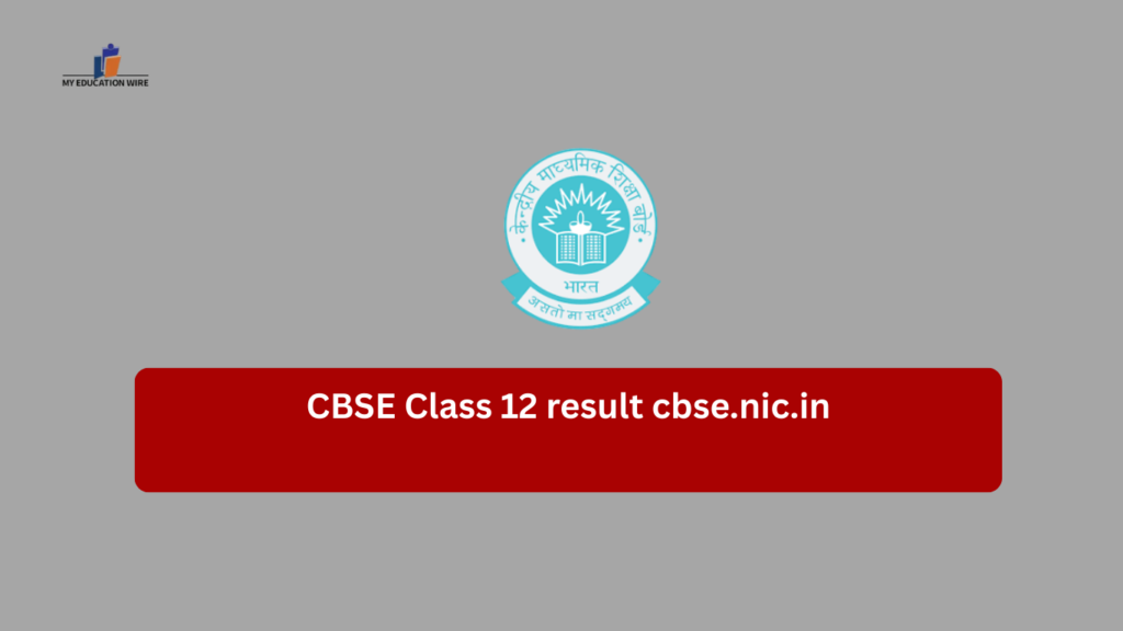 CBSE Class 12 result cbse.nic.in