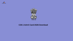 CDS 1 Admit Card 2026 Download