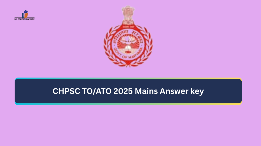 HPSC TO/ATO 2025 Mains Answer key