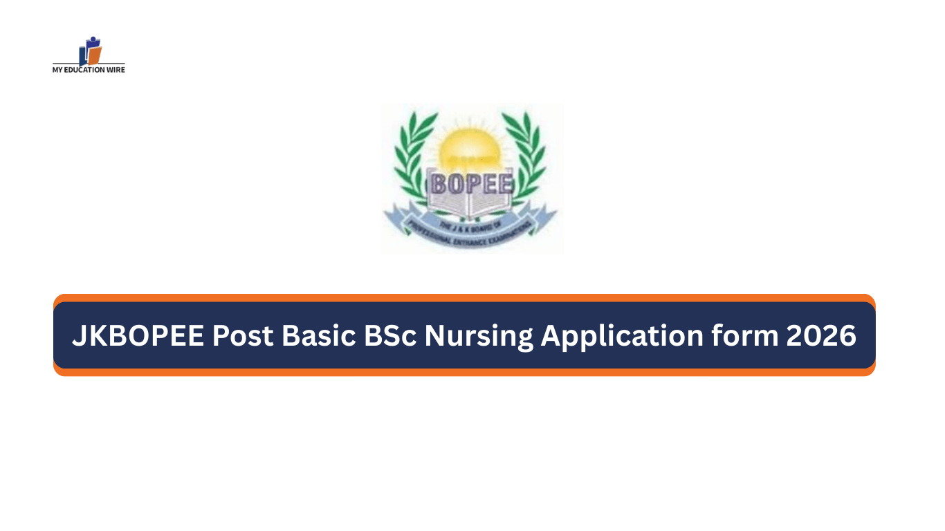 JKBOPEE Post Basic BSc Nursing Application form 2026
