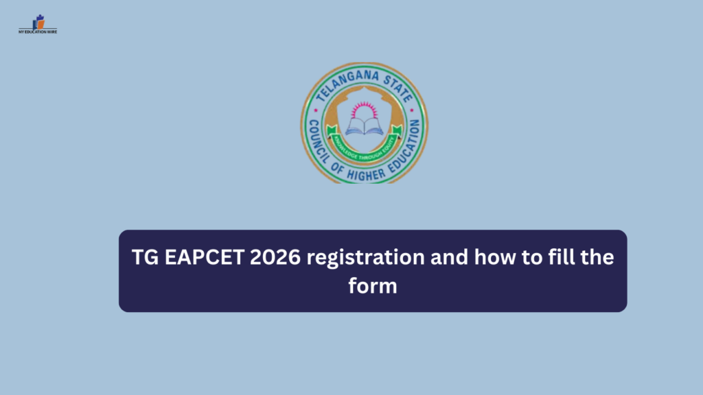 TG EAPCET 2026 registration and how to fill the form