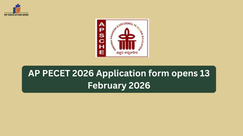 AP PECET 2026 Application form opens 13 February 2026