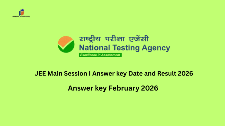 JEE Main Session I Answer key Date and Result 2026
