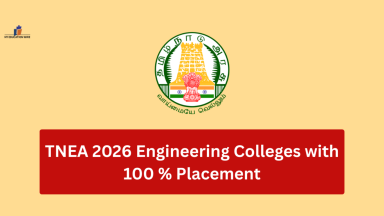 TNEA 2026 Engineering Colleges with 100 % Placement