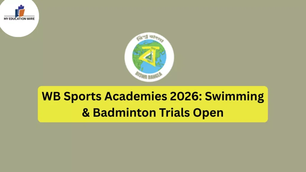 WB Sports Academies 2026: Swimming & Badminton Open for Ages 12-17 Selection Trials at Subhash Sarobar & Amal Dutta Krirangan