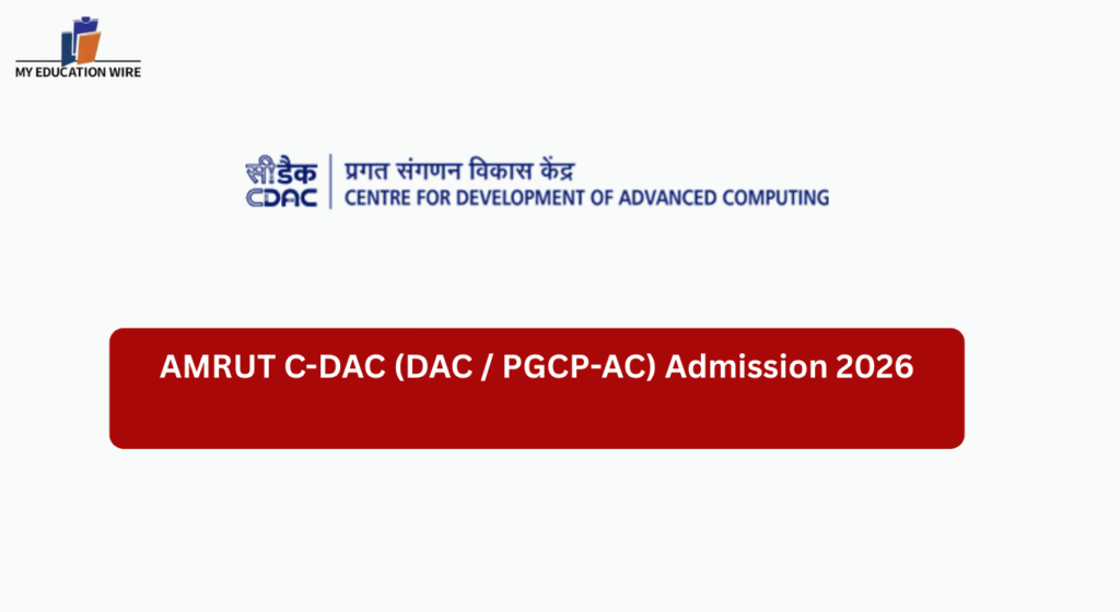 AMRUT C-DAC (DAC / PGCP-AC) Admission 2026