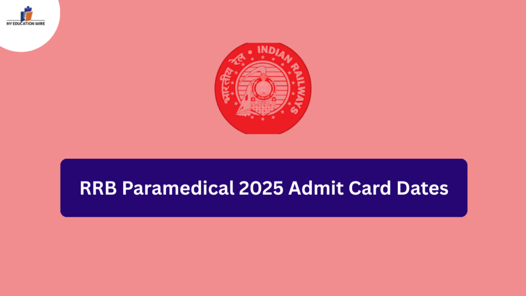 RRB Paramedical 2026 Admit Card for 12 and 13