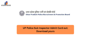 UP Police Sub Inspector Admit Card out: Download yours