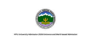 HPU University Admission 2026 Entrance and Merit-based Admission