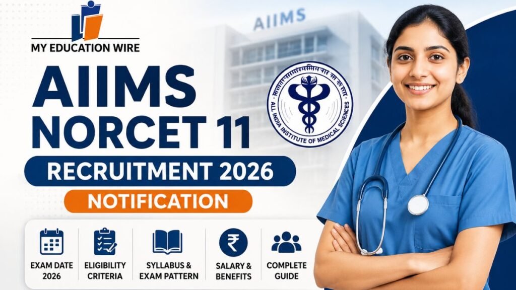 AIIMS NORCET 11 Recruitment 2026