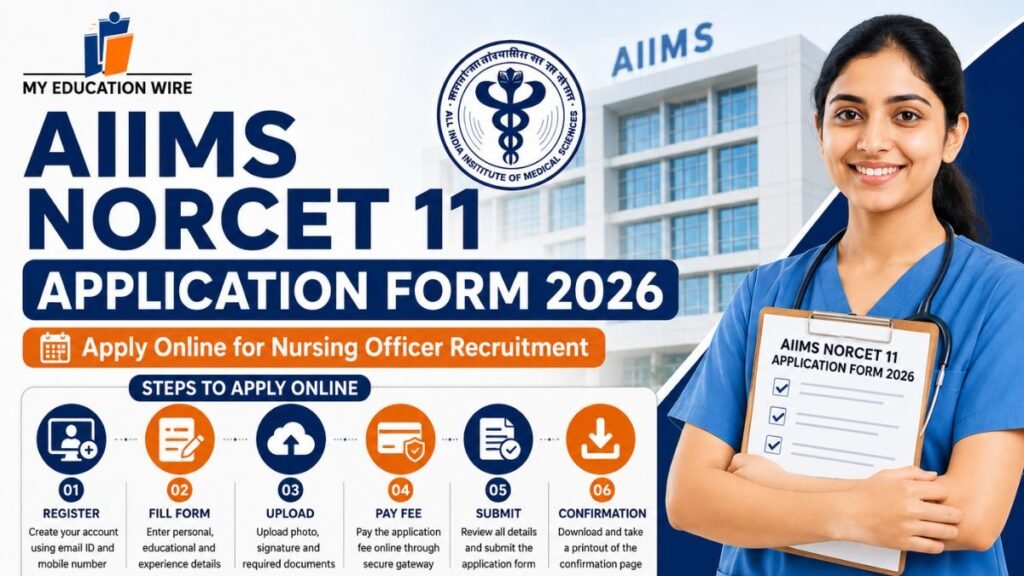 AIIMS NORCET 11 Application