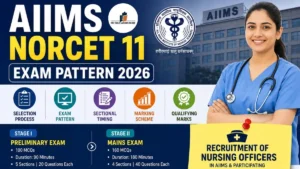 AIIMS NORCET 11 Exam Pattern 2026