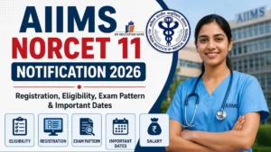AIIMS NORCET 11 Notification 2026